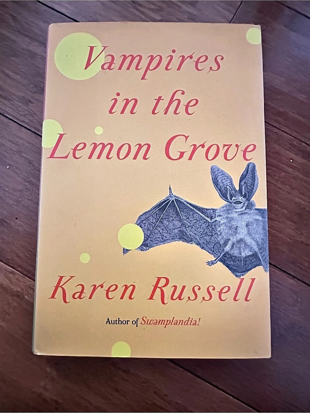 Vampires in the Lemon Grove Paperback Book Yellow